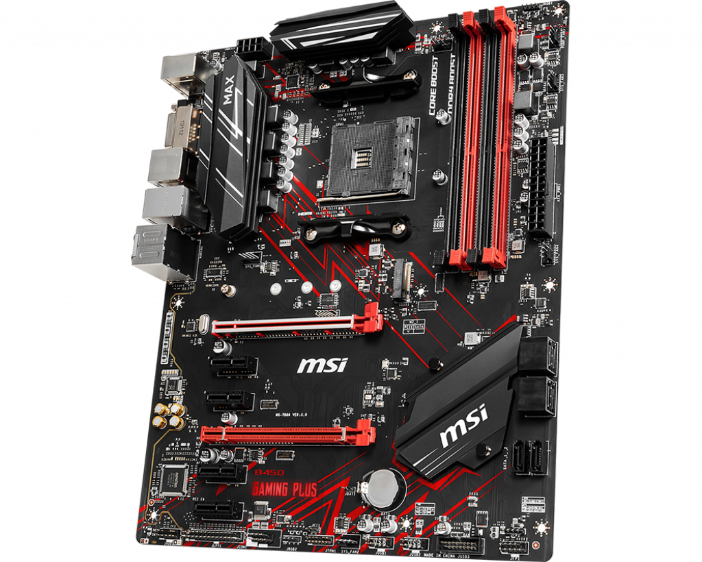 MSI B450 GAMING PLUS MAX AMD Motherboard | REDTECH